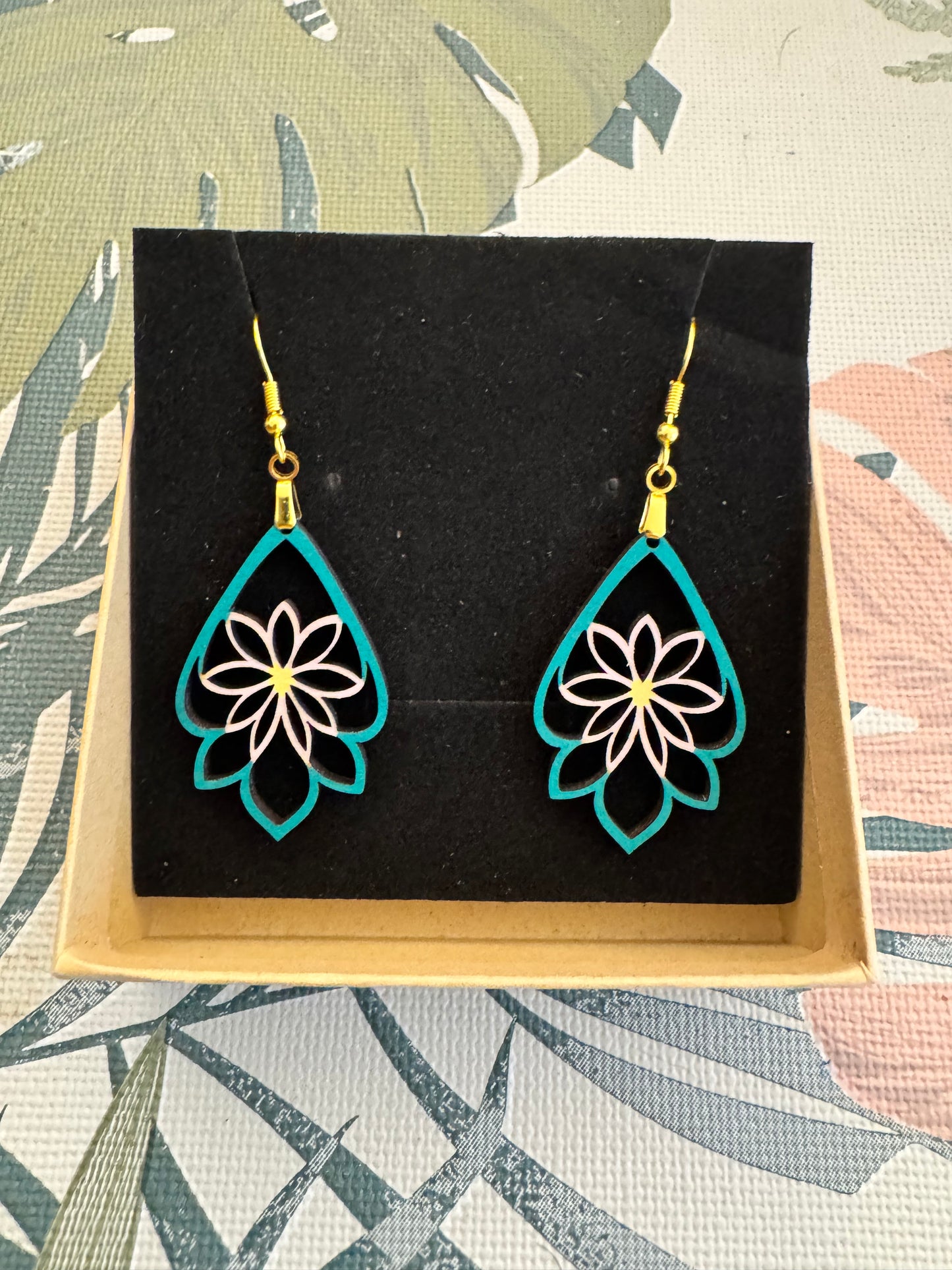 Boucles d'oreilles en Contreplaqué de Peuplier