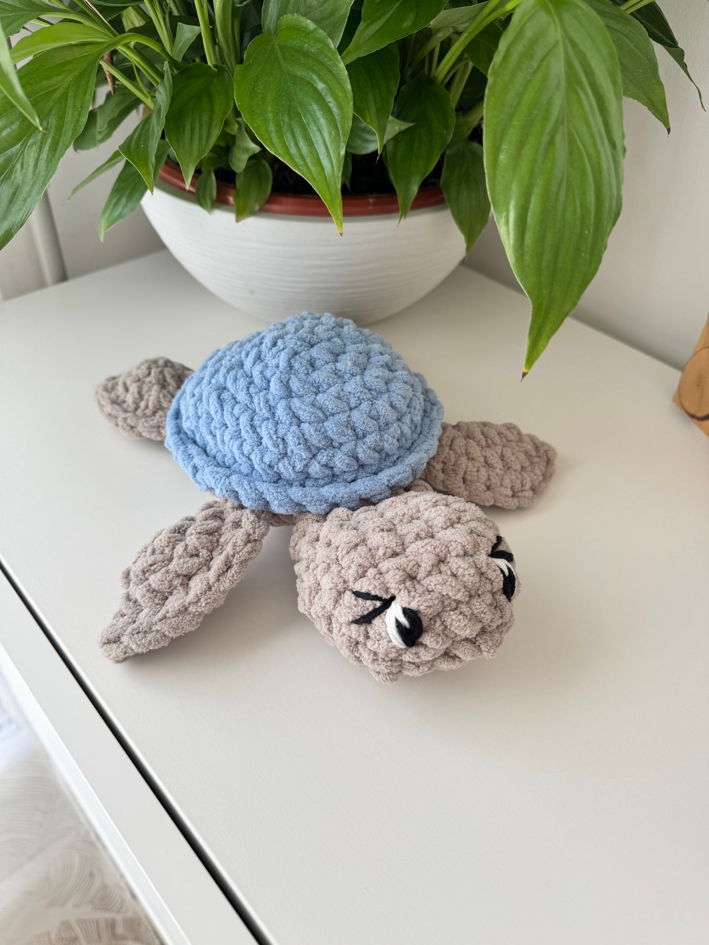 Peluche Tortue au Crochet – Fait Main, Douce & Réconfortante