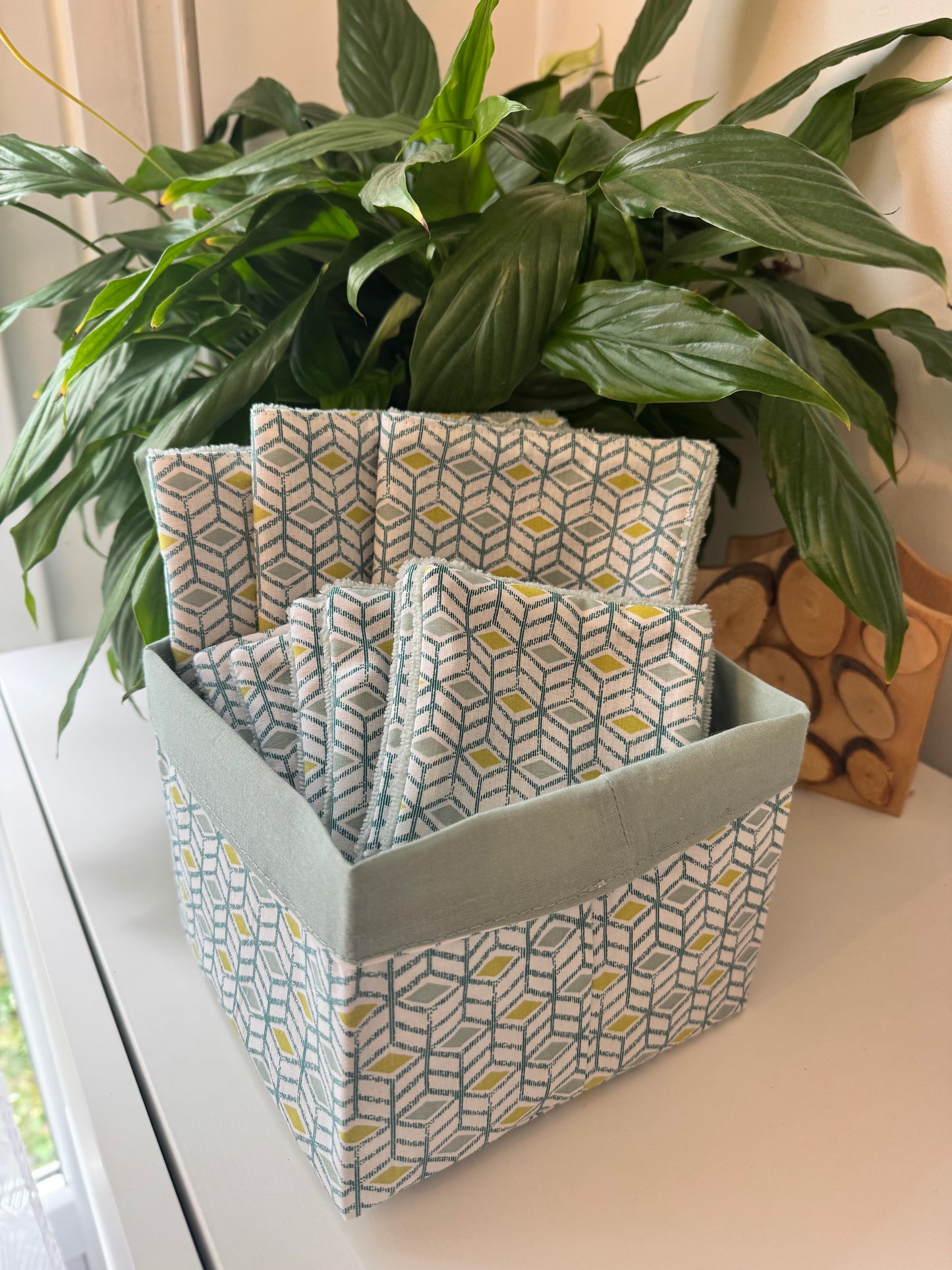 Pack Zéro Déchet : Panier & Cotons Démaquillants Lavables et serviette