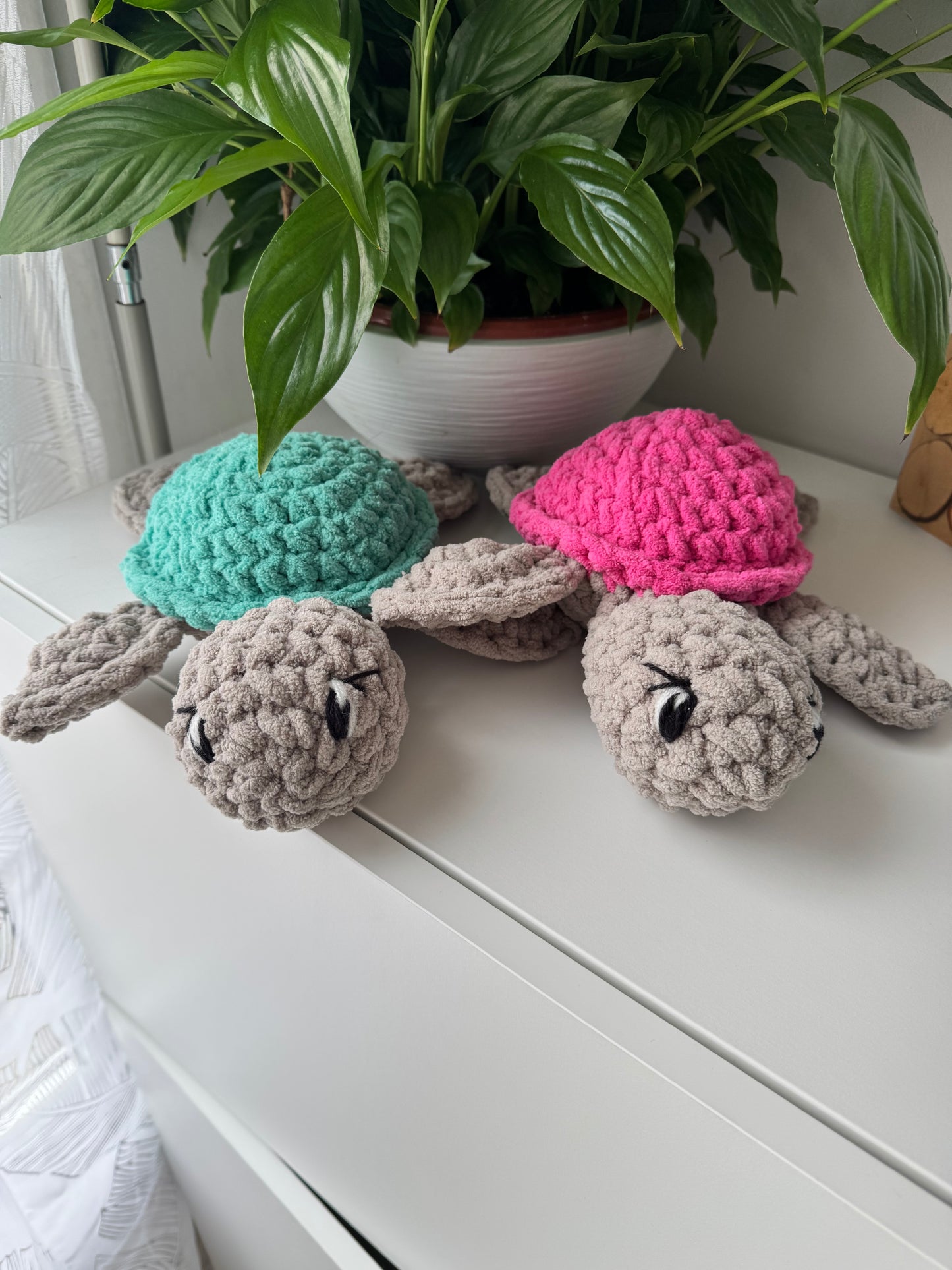Peluche Tortue au Crochet – Fait Main, Douce & Réconfortante