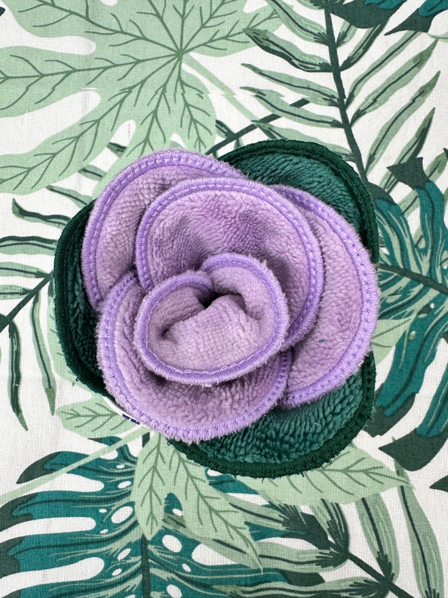 Rose Éternelle en Coton Lavable – Cadeau Durable et Éco-Responsable