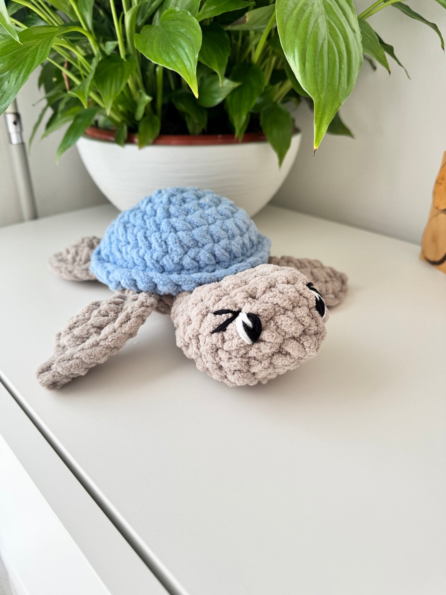 Peluche Tortue au Crochet – Fait Main, Douce & Réconfortante