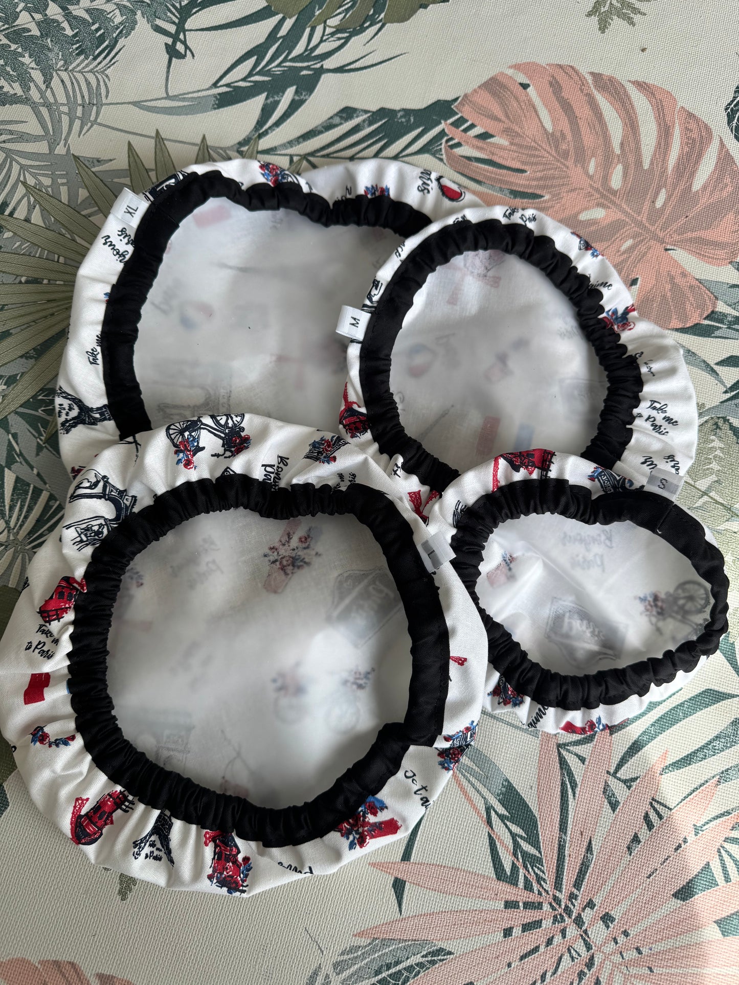 Lot de 4 Couvre-plats réutilisable – Alternative écologique au film plastique