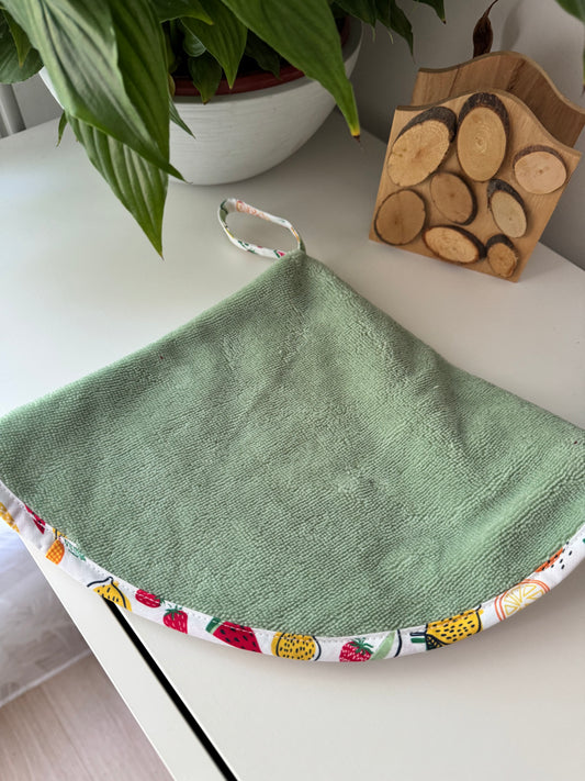 Essuie-Main Rond à Suspendre fruits – Douceur et Praticité au Quotidien !