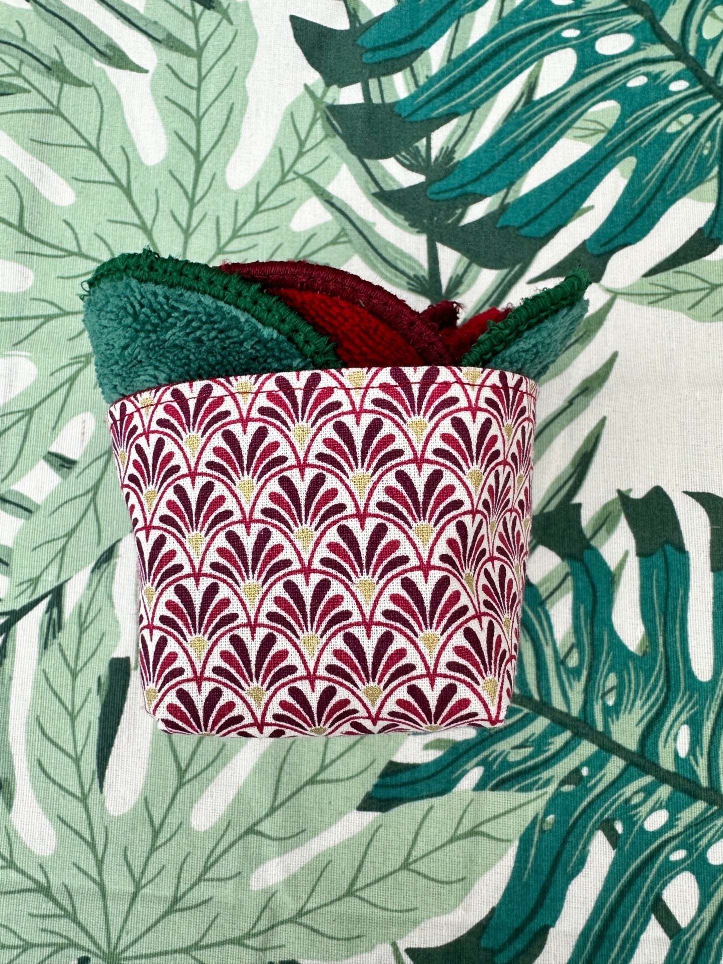 Rose Éternelle en Coton Lavable – Cadeau Durable et Éco - Responsable - GreenbyMilie