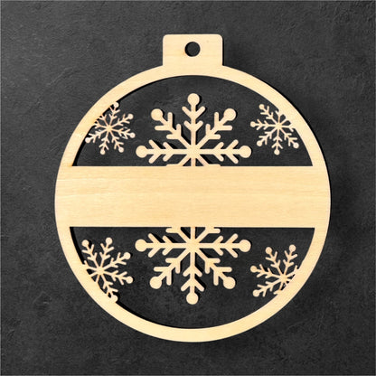 Boules de Noël personnalisées en bois – Décoration sapin gravée au laser – Prénom – Idée cadeau Noël artisanale et écologique