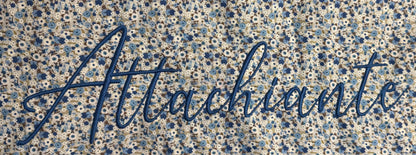 Cabas en coton brodé