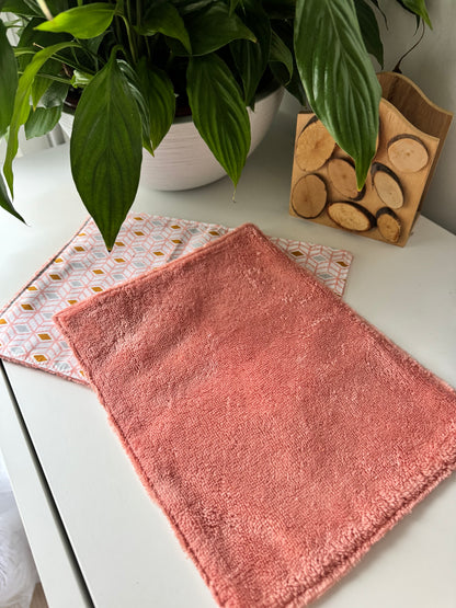 Pack Zéro Déchet : Panier & Cotons Démaquillants Lavables et serviette