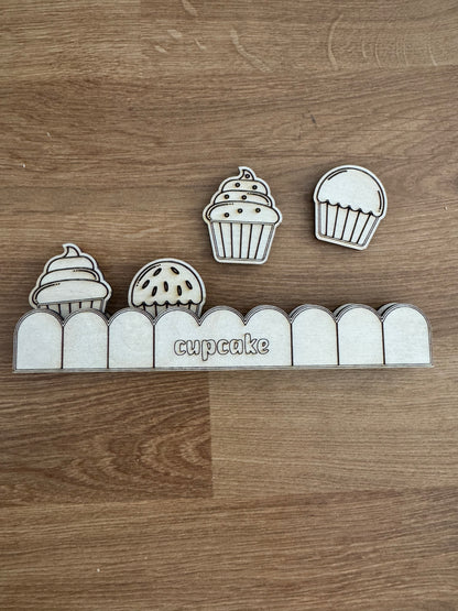Magnets en bois – Décoration personnalisée