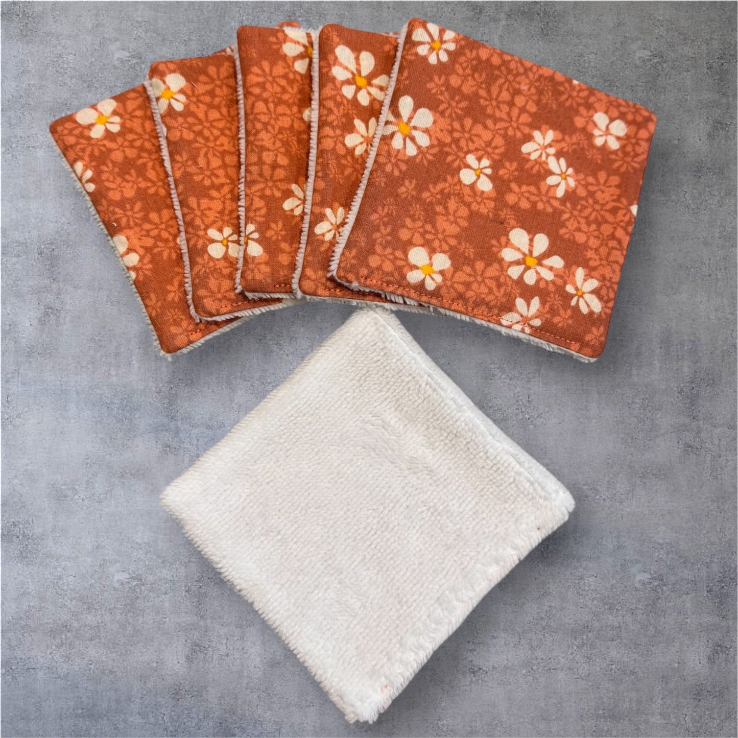 🌿 Lingettes Lavables Réutilisables