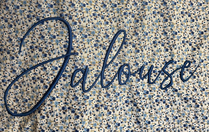 Cabas en coton brodé