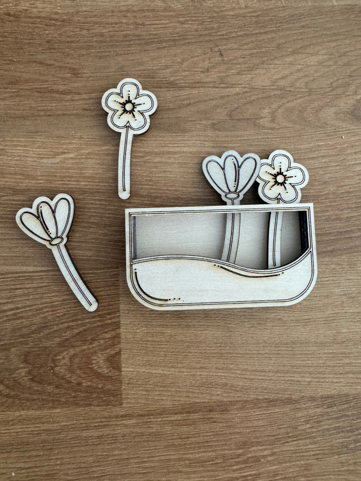 Magnets en bois – Décoration personnalisée