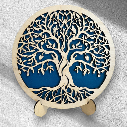 Arbre de vie en bois personnalisé – Cadeau familial unique - GreenbyMilie