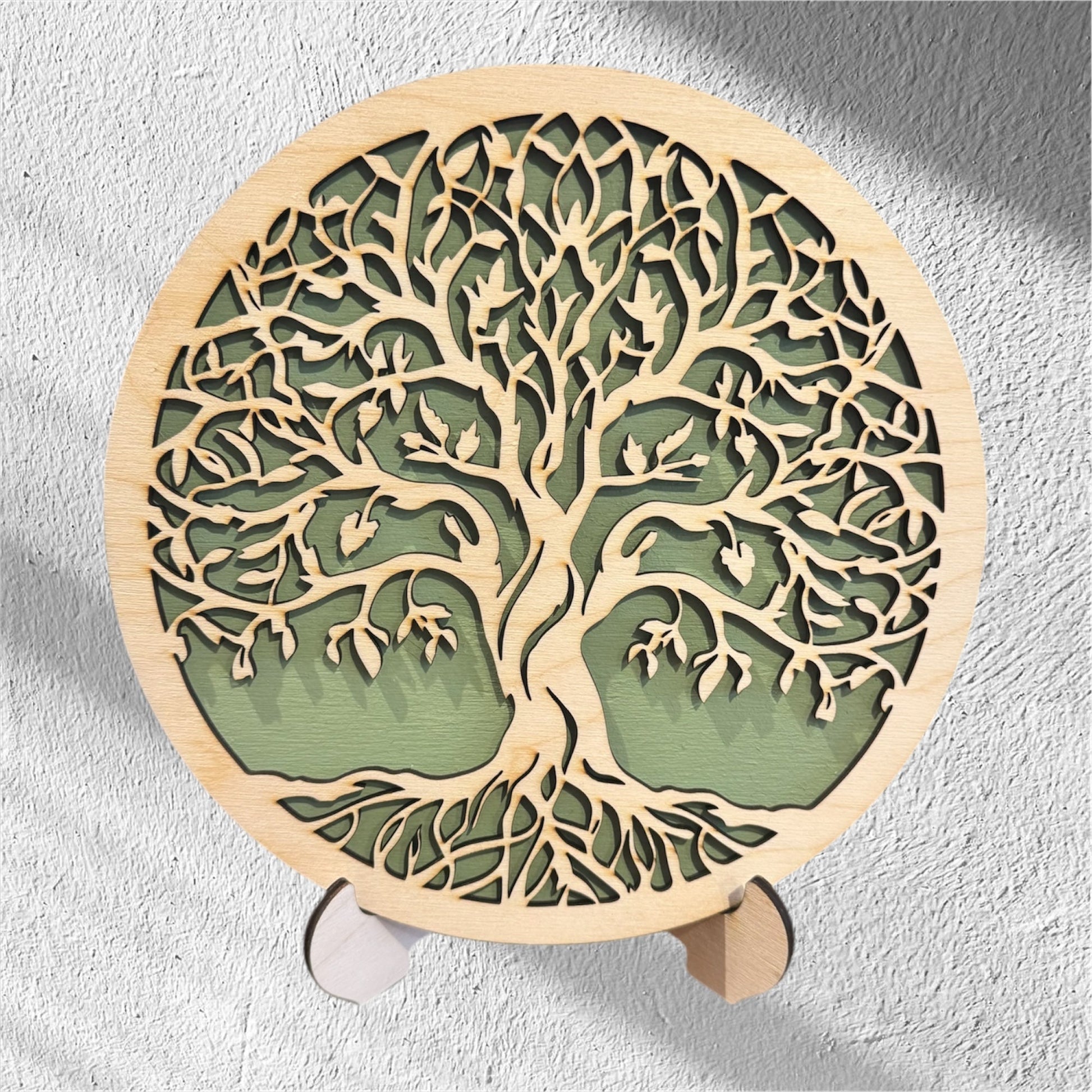 Arbre de vie en bois personnalisé – Cadeau familial unique - GreenbyMilie
