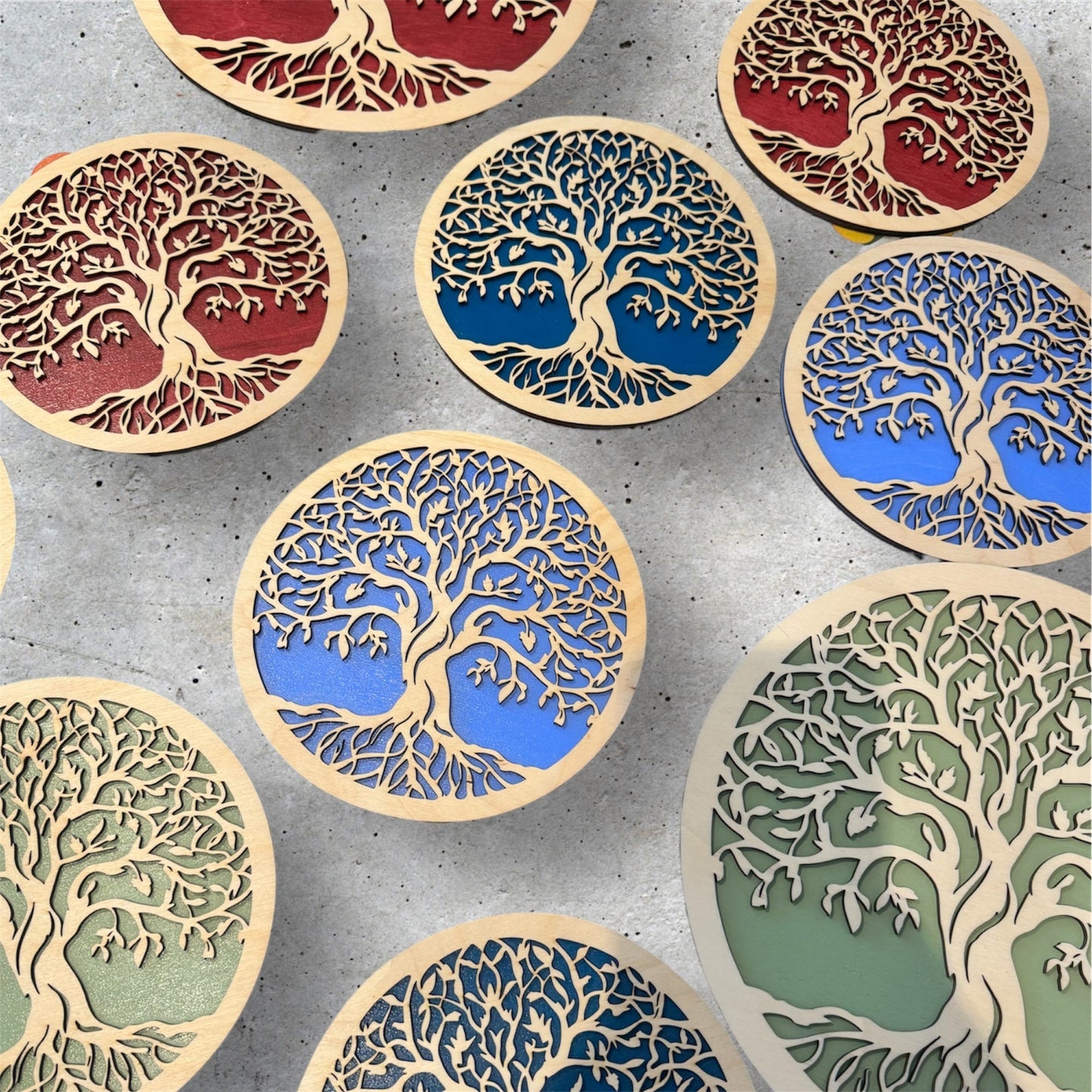 Arbre de vie en bois personnalisé – Cadeau familial unique - GreenbyMilie