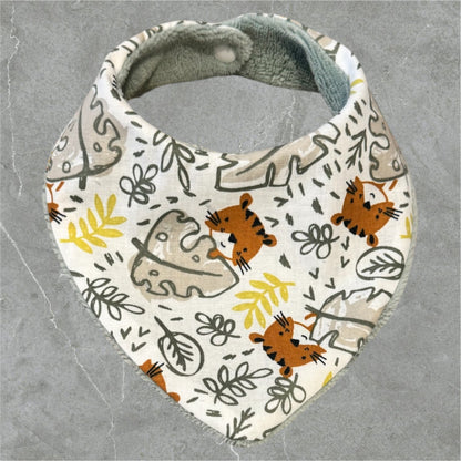 Bavoir Bébé en Coton & Éponge de Bambou – Ultra Doux et Absorbant - GreenbyMilie