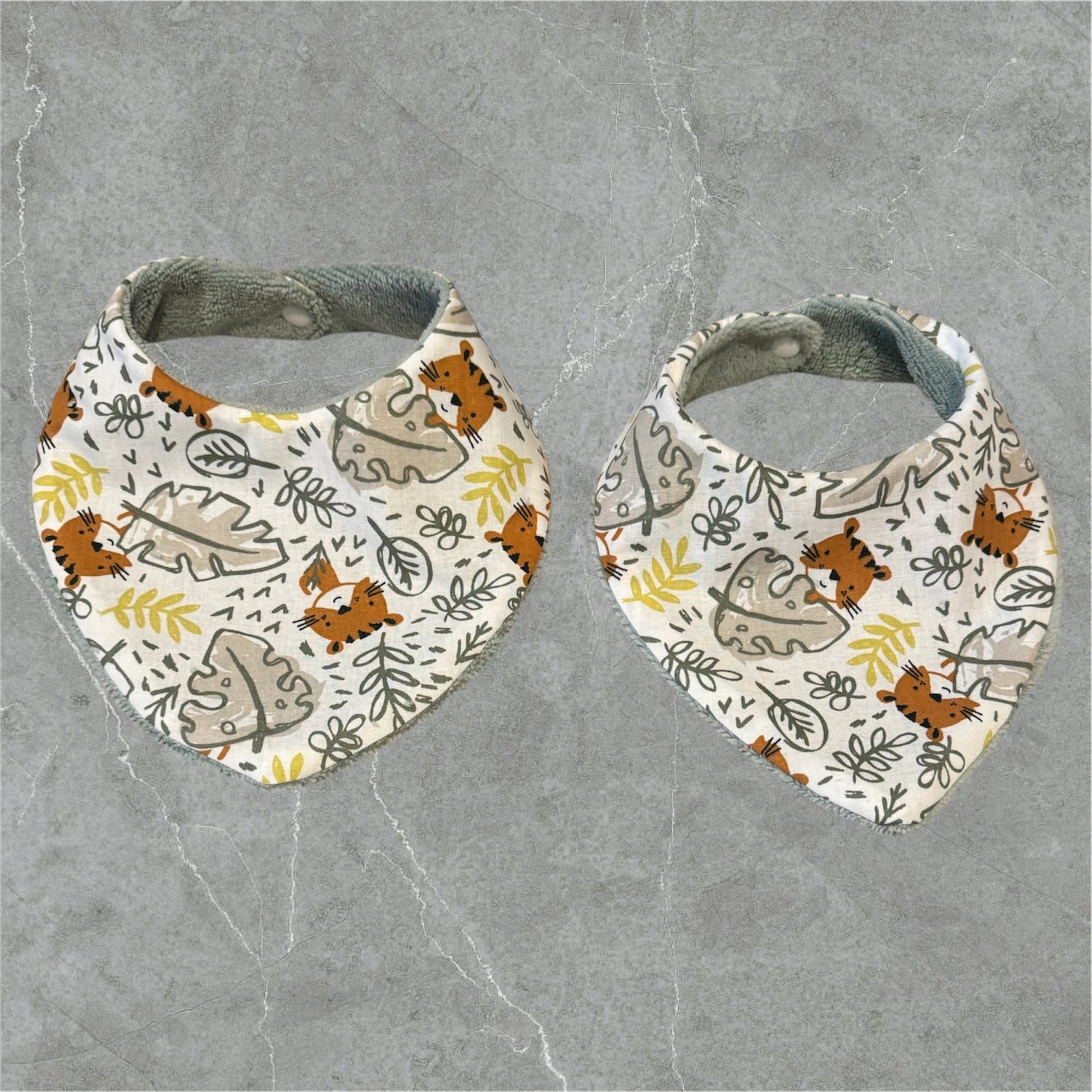 Bavoir Bébé en Coton & Éponge de Bambou – Ultra Doux et Absorbant - GreenbyMilie