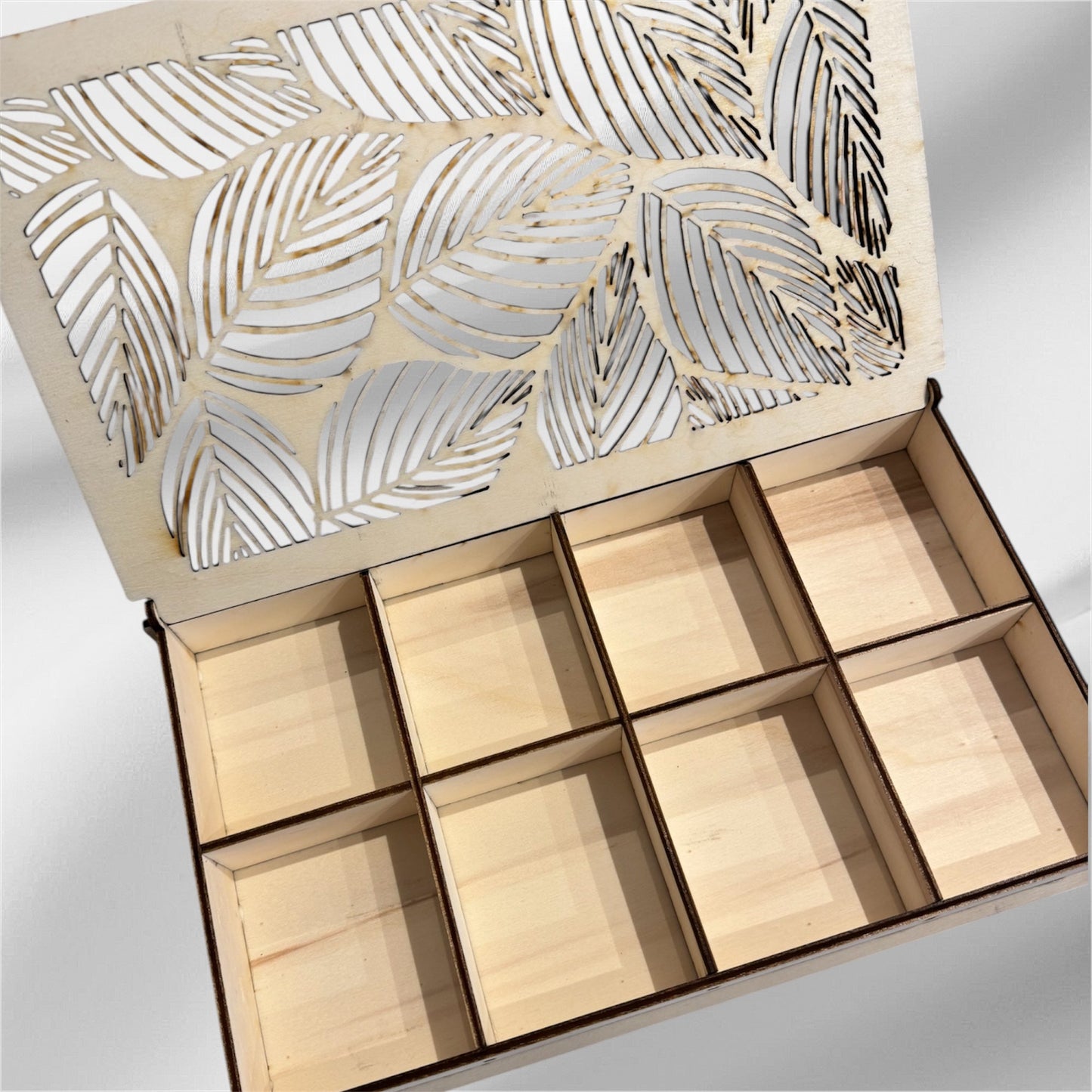 Boîte à compartiments en bois - GreenbyMilie