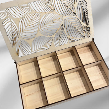 Boîte à compartiments en bois - GreenbyMilie