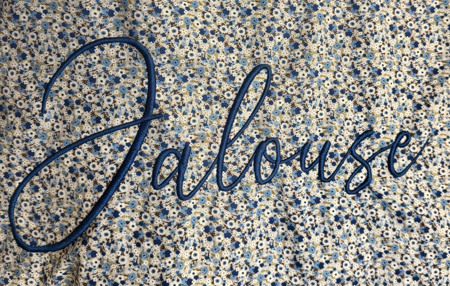 Cabas en coton brodé Jalouse - GreenbyMilie