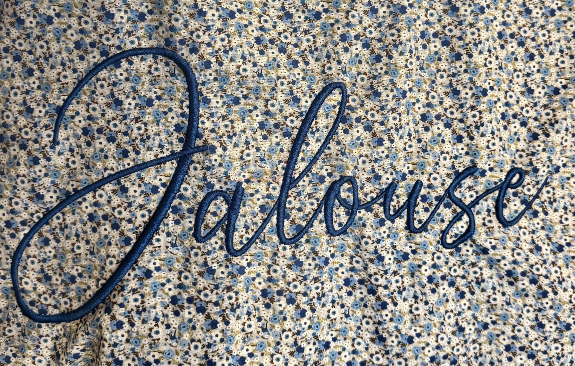 Cabas en coton brodé Jalouse - GreenbyMilie