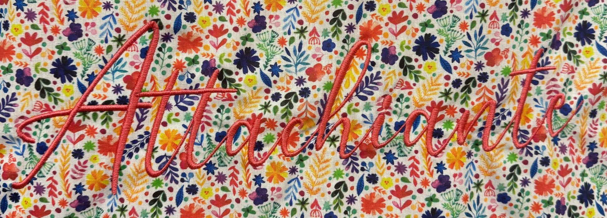 Cabas en coton brodé Attachiante - GreenbyMilie