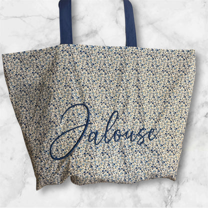 Cabas en coton brodé Jalouse - GreenbyMilie