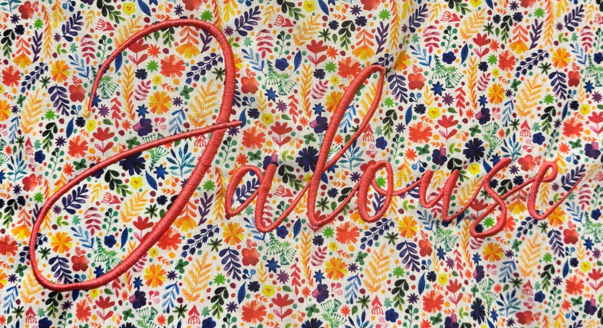 Cabas en coton brodé Jalouse - GreenbyMilie