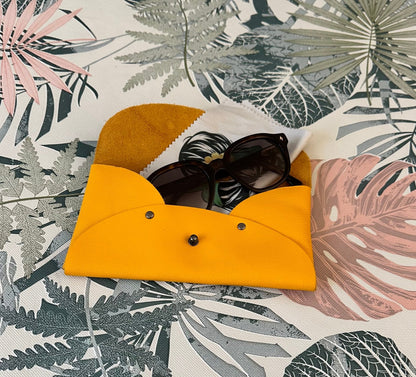 Étui à lunettes en cuir – Élégant, Protecteur & Durable - GreenbyMilie