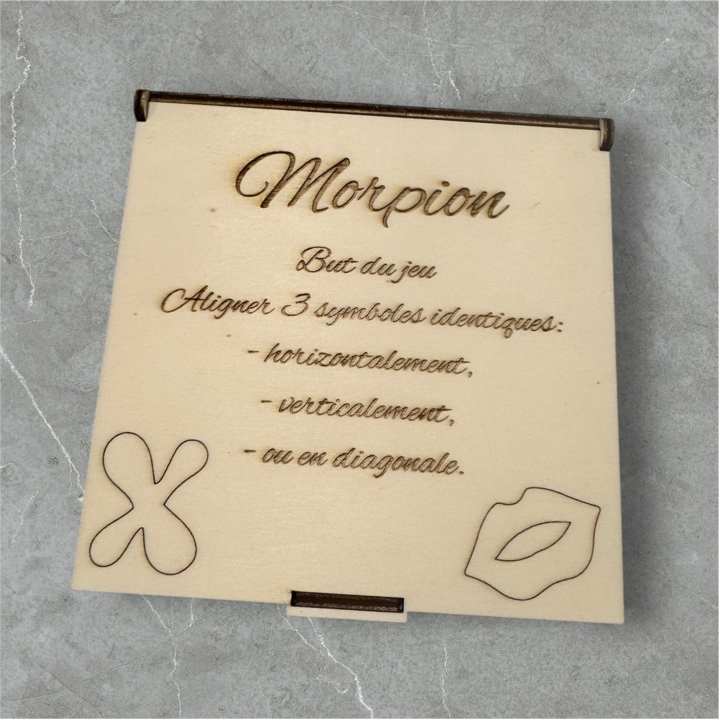 Jeu du Morpion – Version Artisanale / Familiale - GreenbyMilie