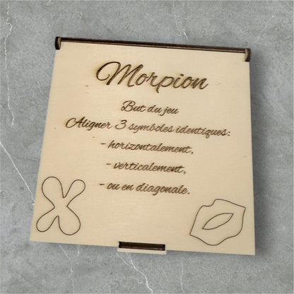 Jeu du Morpion – Version Artisanale / Familiale - GreenbyMilie