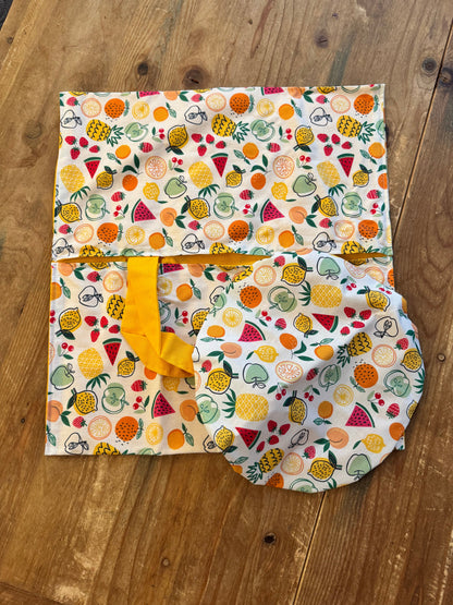 Lot Sac à Tarte et Couvre - plat – Transport et Conservation Écoresponsables - GreenbyMilie