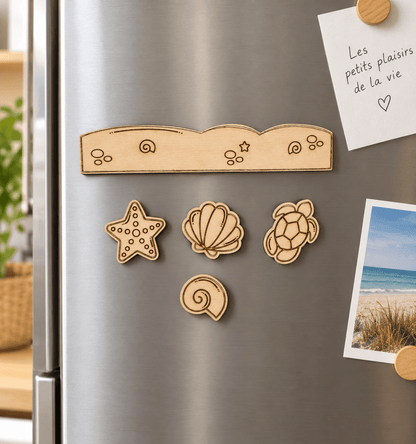 Magnets en bois – Décoration personnalisée - GreenbyMilie
