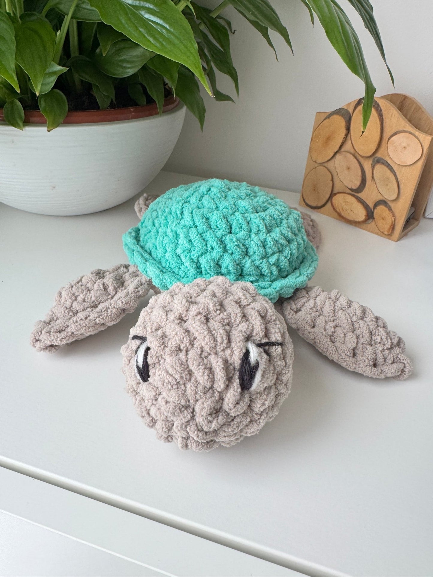 Peluche Tortue au Crochet – Fait Main, Douce & Réconfortante - GreenbyMilie