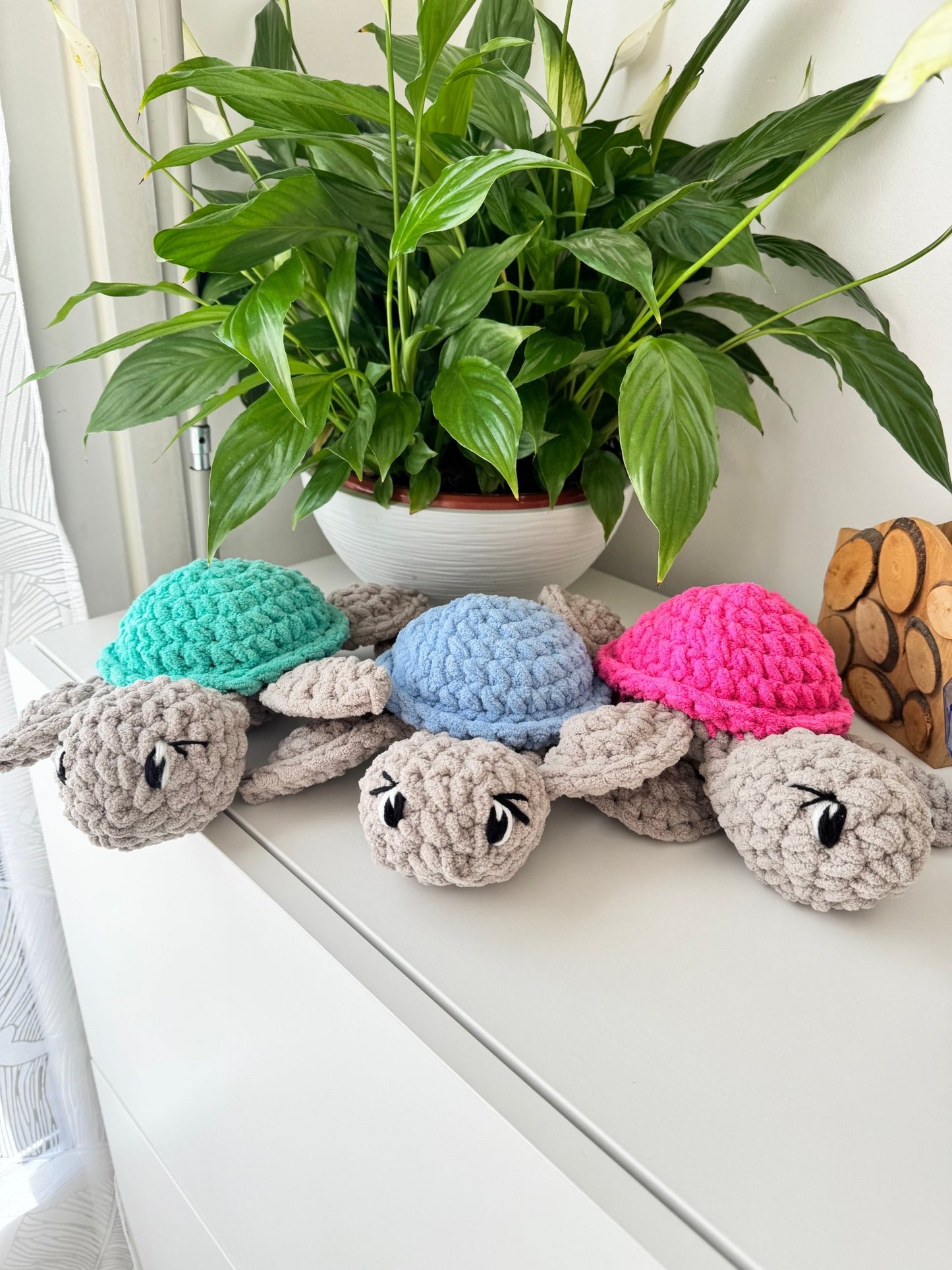 Peluche Tortue au Crochet – Fait Main, Douce & Réconfortante - GreenbyMilie