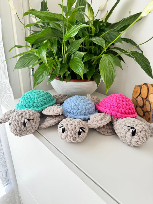Peluche Tortue au Crochet – Fait Main, Douce & Réconfortante - GreenbyMilie