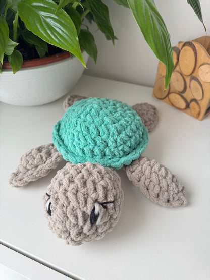 Peluche Tortue au Crochet – Fait Main, Douce & Réconfortante - GreenbyMilie
