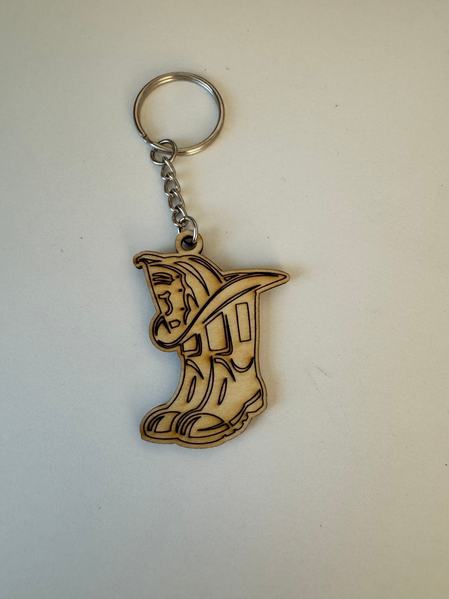 Porte - clés en Contreplaqué – Naturel, Léger collection pompiers - GreenbyMilie