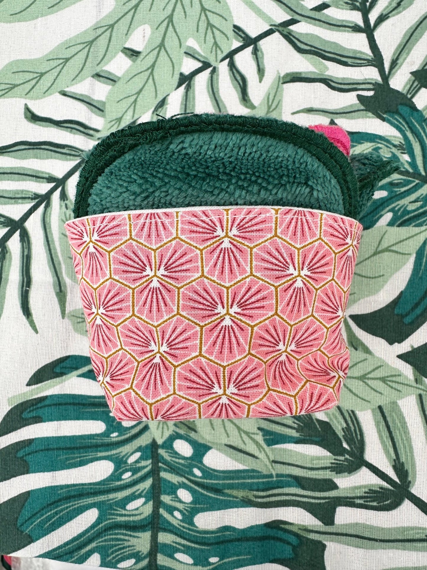 Rose Éternelle en Coton Lavable – Cadeau Durable et Éco - Responsable - GreenbyMilie