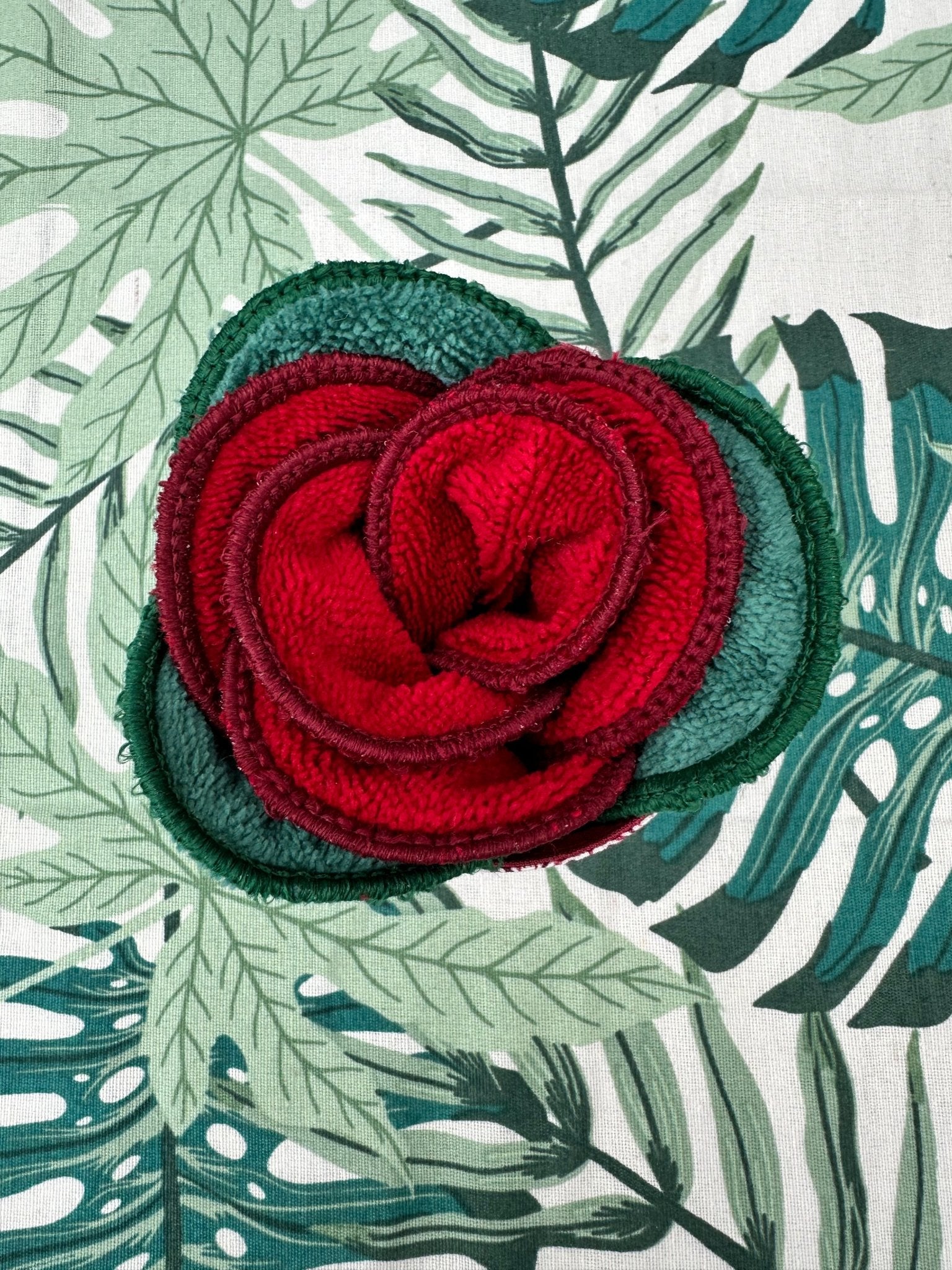 Rose Éternelle en Coton Lavable – Cadeau Durable et Éco - Responsable - GreenbyMilie