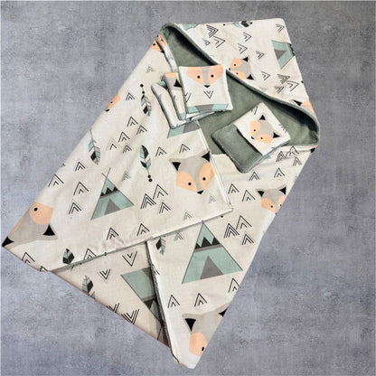 Sortie de bain bébé – Coffret bain avec accessoires - GreenbyMilie