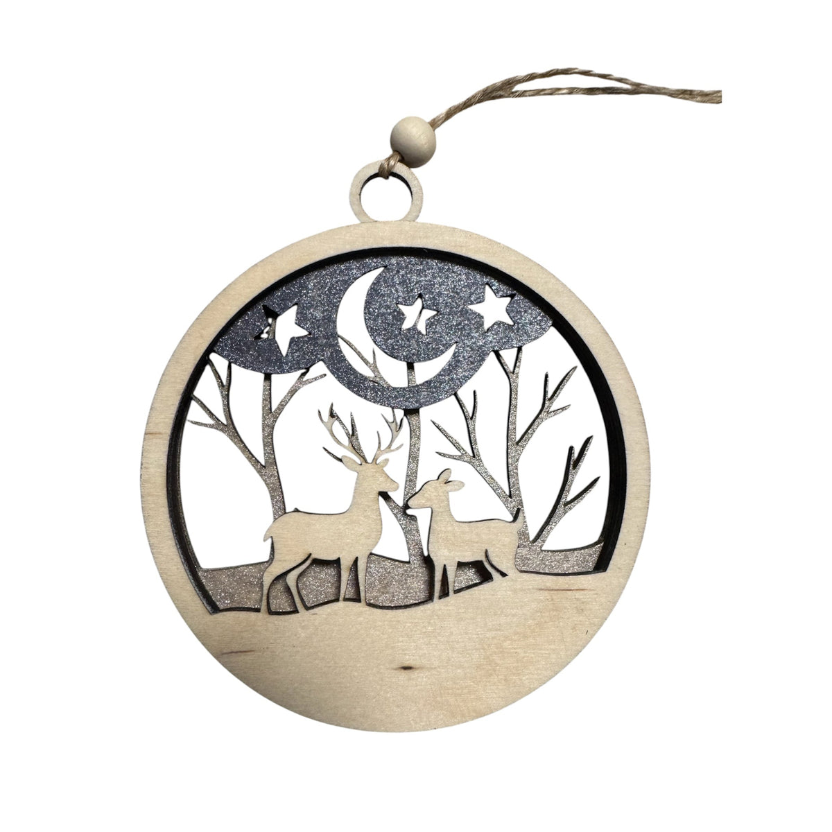 Suspensions de Noël en bois – Décorations artisanales pour sapin - GreenbyMilie