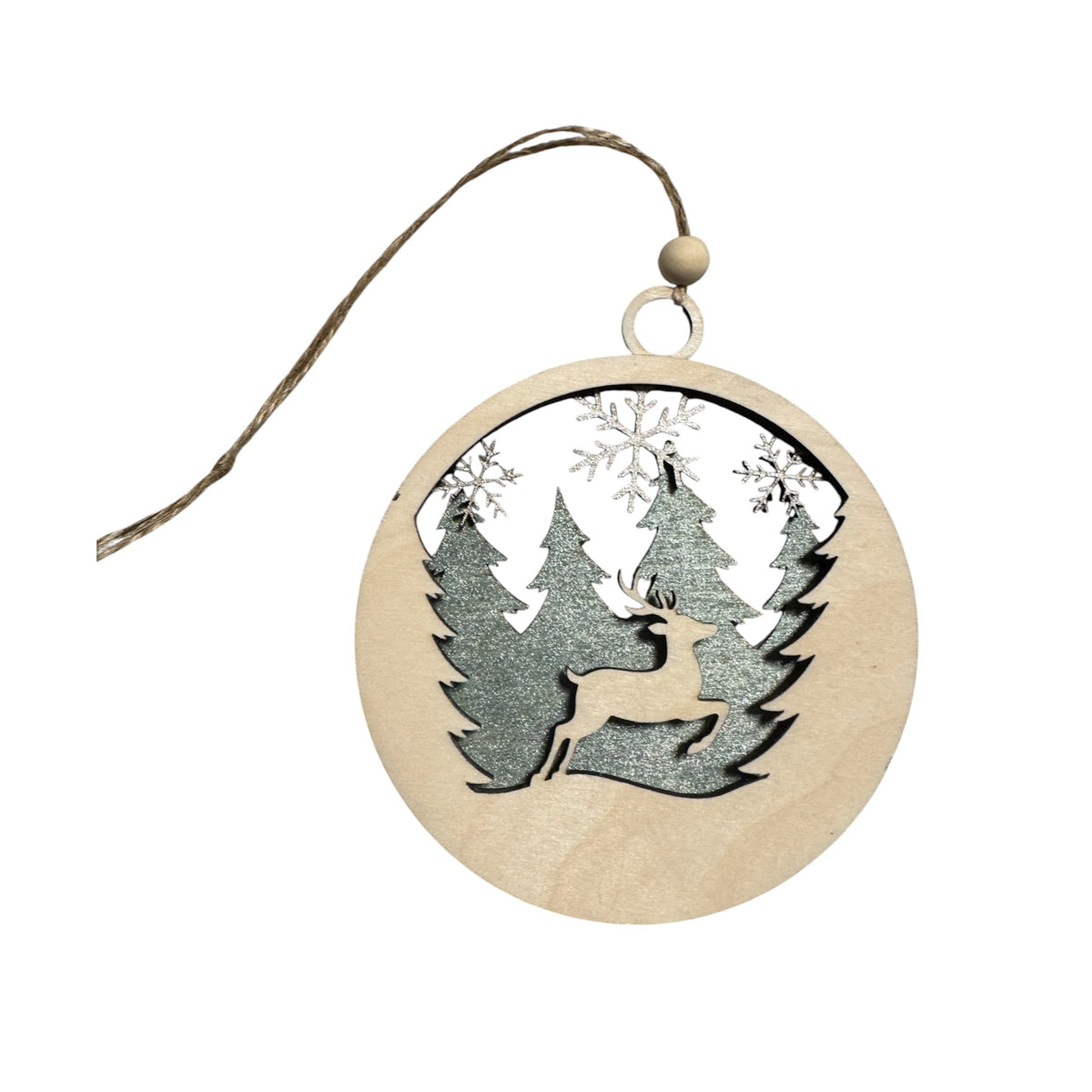 Suspensions de Noël en bois – Décorations artisanales pour sapin - GreenbyMilie