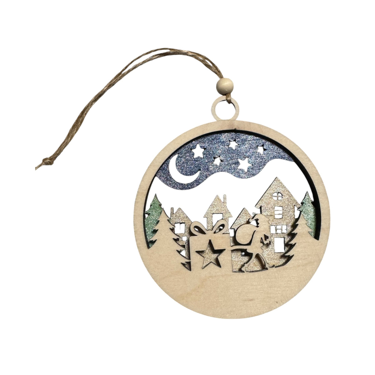 Suspensions de Noël en bois – Décorations artisanales pour sapin - GreenbyMilie