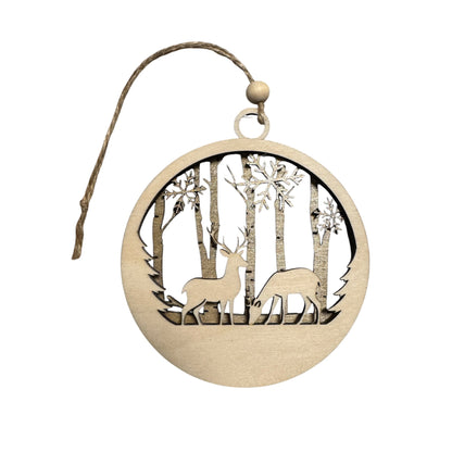 Suspensions de Noël en bois – Décorations artisanales pour sapin - GreenbyMilie