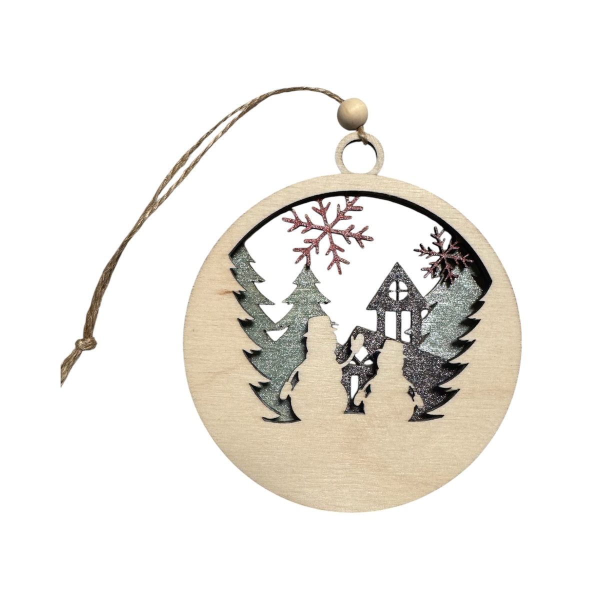 Suspensions de Noël en bois – Décorations artisanales pour sapin - GreenbyMilie