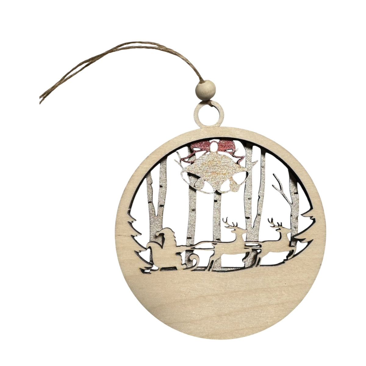 Suspensions de Noël en bois – Décorations artisanales pour sapin - GreenbyMilie