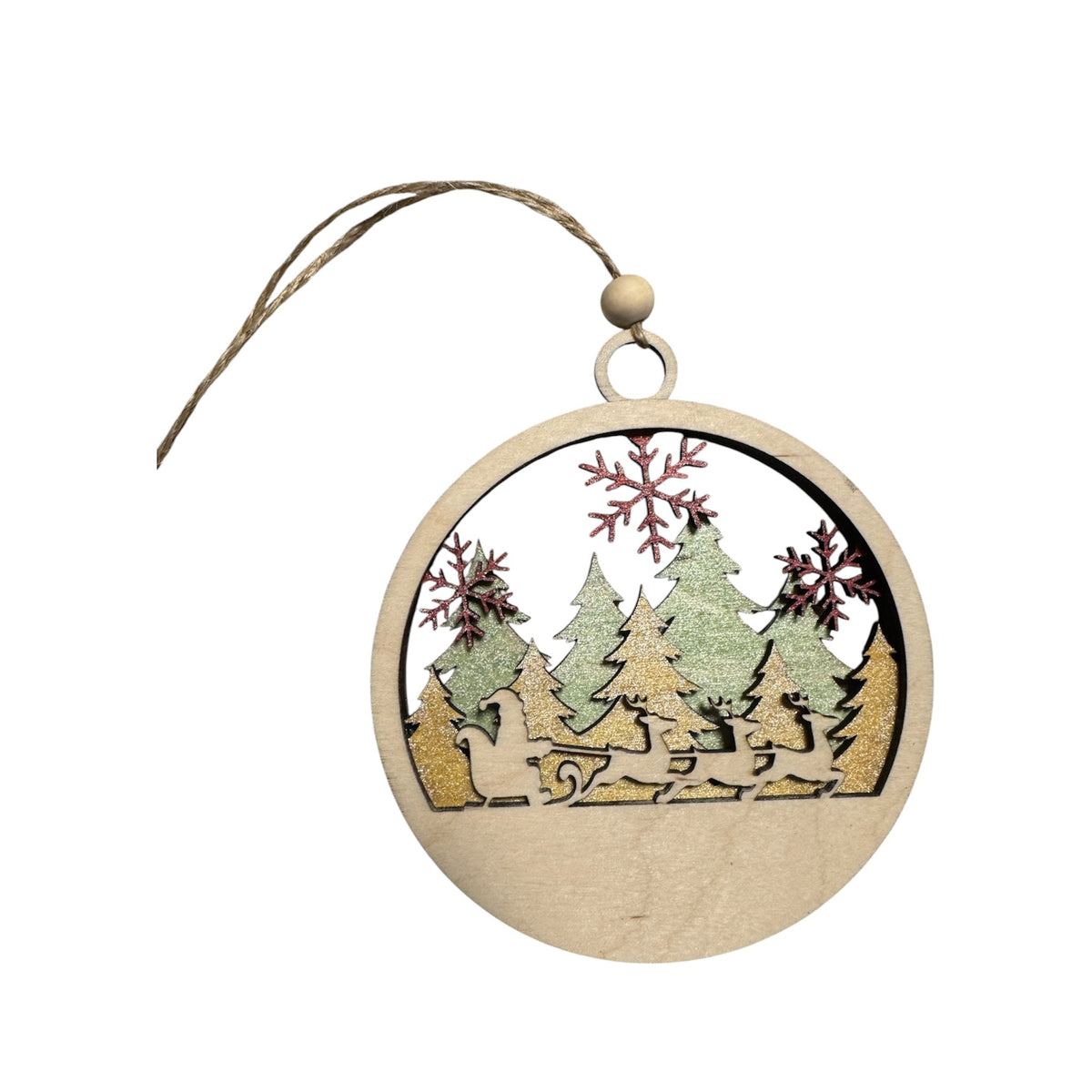 Suspensions de Noël en bois – Décorations artisanales pour sapin - GreenbyMilie