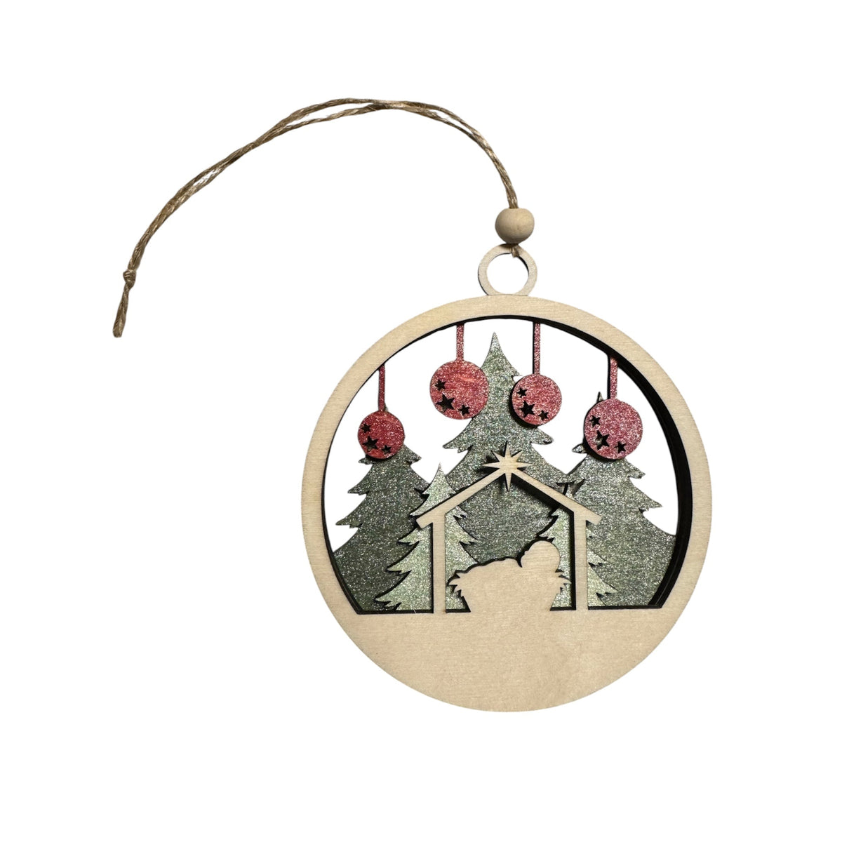 Suspensions de Noël en bois – Décorations artisanales pour sapin - GreenbyMilie