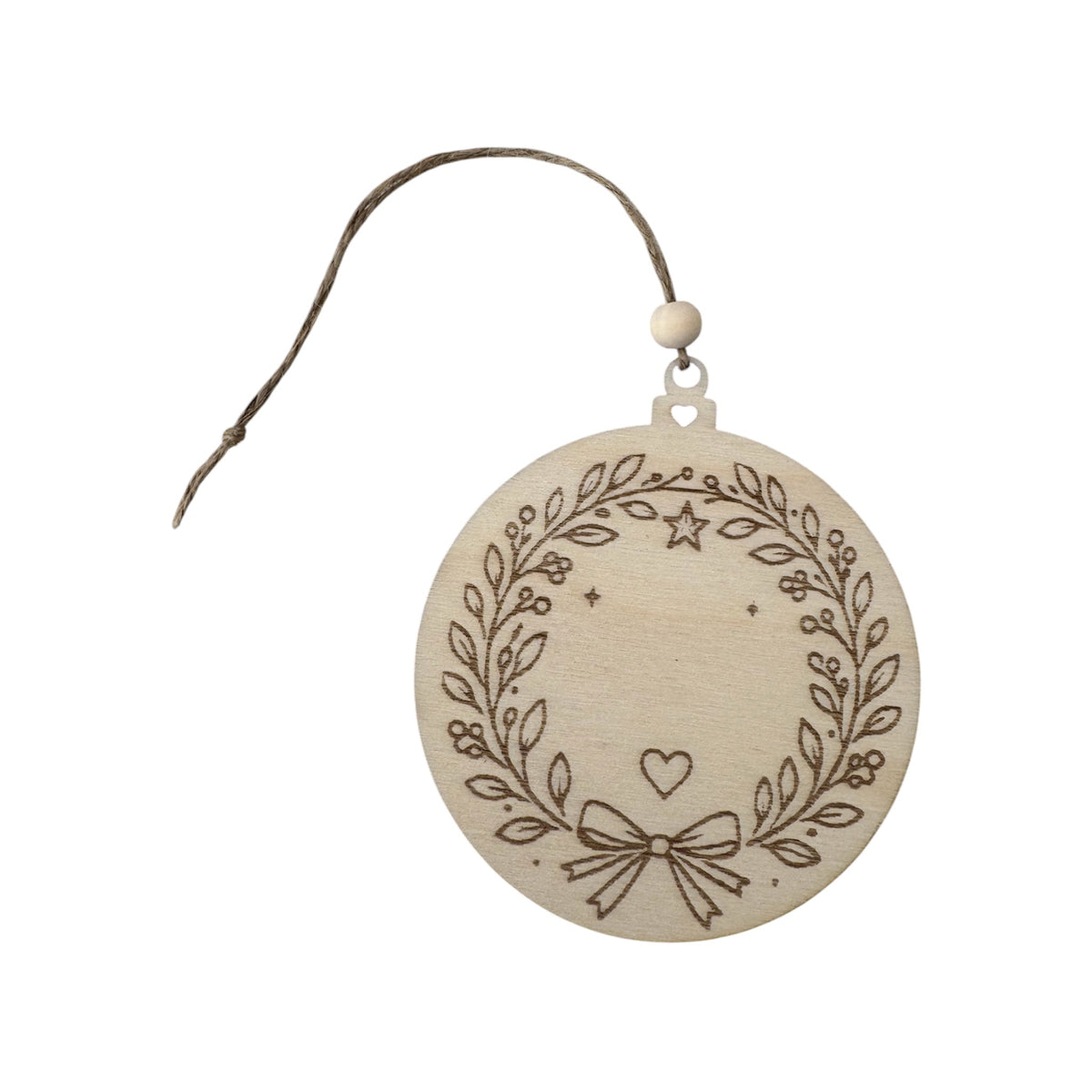 Suspensions de Noël en bois gravé – Boules et pulls personnalisables - GreenbyMilie